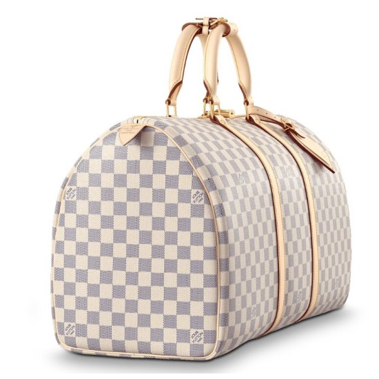 Fake Louis Vuitton Keepall 50 Damier Azur N41430 Replica Replica Louis Vuitton Keepall 50 Damier Azur N41430