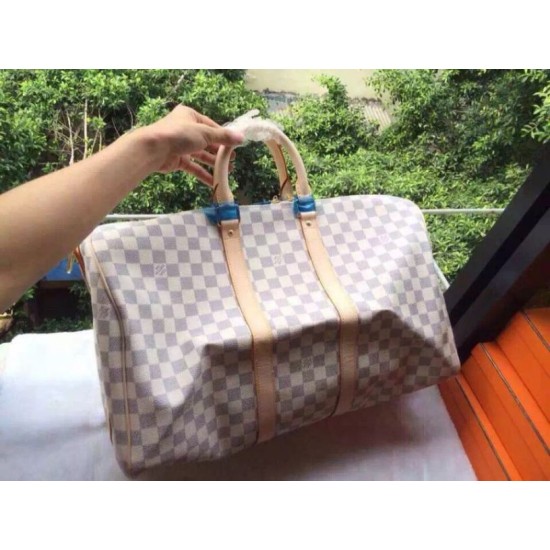 Fake Louis Vuitton Keepall Bandoulière 45 Damier Azur N48223 Replica Fake Louis Vuitton Keepall Bandoulière 45 Damier Azur N48223 Replica