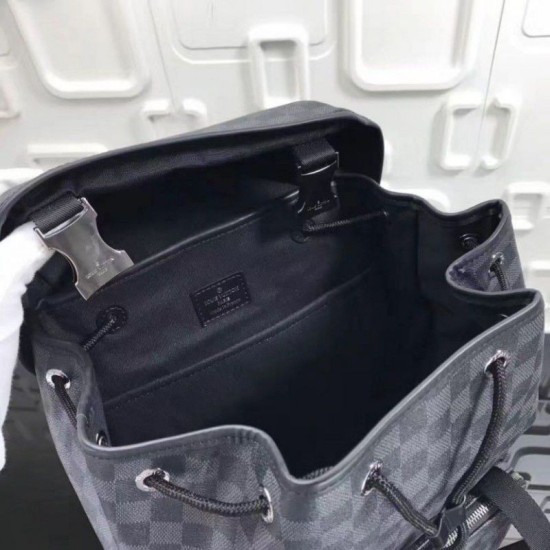 Replica Louis Vuitton  Zack Backpack Damier Graphite N40005