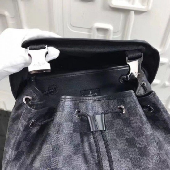 Replica Louis Vuitton  Zack Backpack Damier Graphite N40005