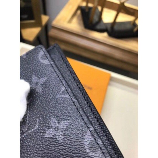 Replica Louis Vuitton Multiple Wallet Monogram Eclipse M61695