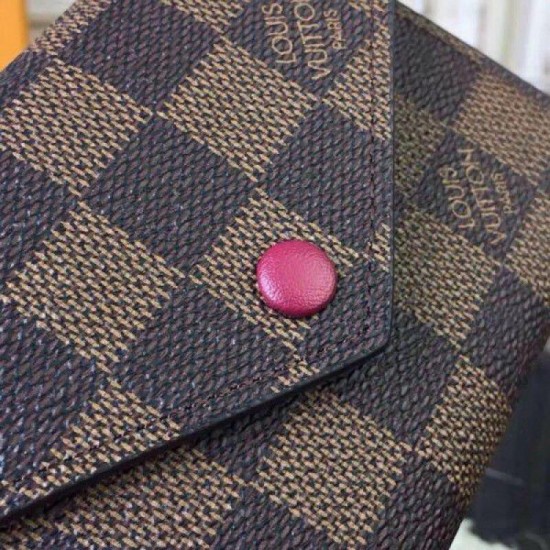 Replica Louis Vuitton Victorine Wallet Damier Ebene N41659