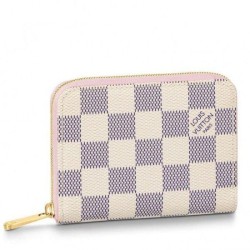 Fake Louis Vuitton Zippy Coin Purse Damier Azur N60229 Replica