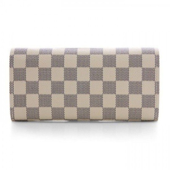 Fake Louis Vuitton Emilie Wallet Damier Azur N63546 Replica