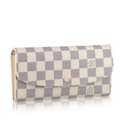 Fake Louis Vuitton Emilie Wallet Damier Azur N63546 Replica