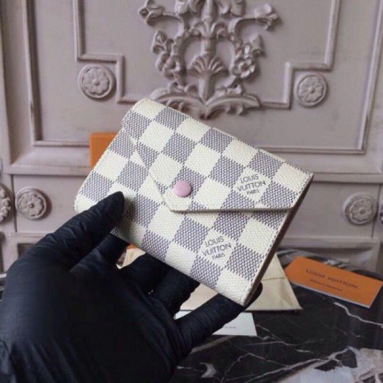 Replica Louis Vuitton Victorine Wallet Damier Azur N64022