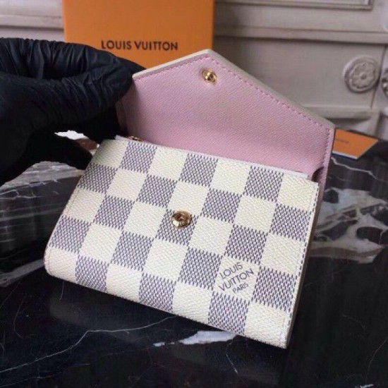 Replica Louis Vuitton Victorine Wallet Damier Azur N64022