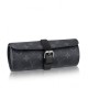 Fake Louis Vuitton 3 Watch Case Monogram Eclipse M43385 Replica Replica Louis Vuitton 3 Watch Case Monogram Eclipse M43385