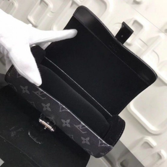Fake Louis Vuitton 3 Watch Case Monogram Eclipse M43385 Replica Replica Louis Vuitton 3 Watch Case Monogram Eclipse M43385