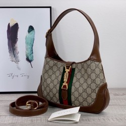 Fake Gucci Jackie 1961 Small Hobo Bag 636706 Coffee Replica