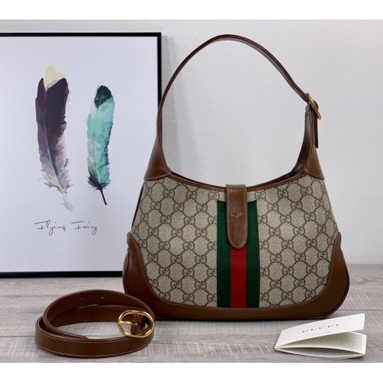 Fake Gucci Jackie 1961 Small Hobo Bag 636706 Coffee Replica Fake Gucci Jackie 1961 Small Hobo Bag 636706 Coffee Replica