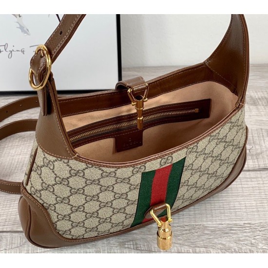 Fake Gucci Jackie 1961 Small Hobo Bag 636706 Coffee Replica Fake Gucci Jackie 1961 Small Hobo Bag 636706 Coffee Replica