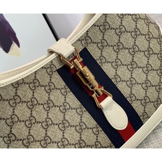 Fake Gucci Jackie 1961 Small Hobo Bag 636706 White Replica Replica Gucci Jackie 1961 Small Hobo Bag 636706 White