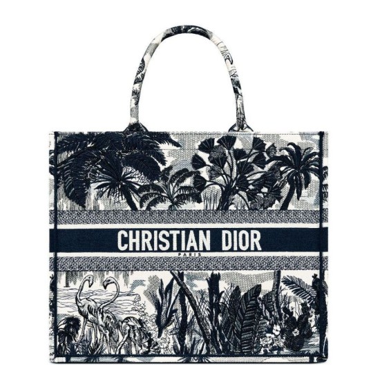 Fake Christian Dior Blue Palm Tree Toile de Jouy Embroidery Dark Blue Replica Replica Christian Dior Blue Palm Tree Toile de Jouy Embroidery Dark Blue