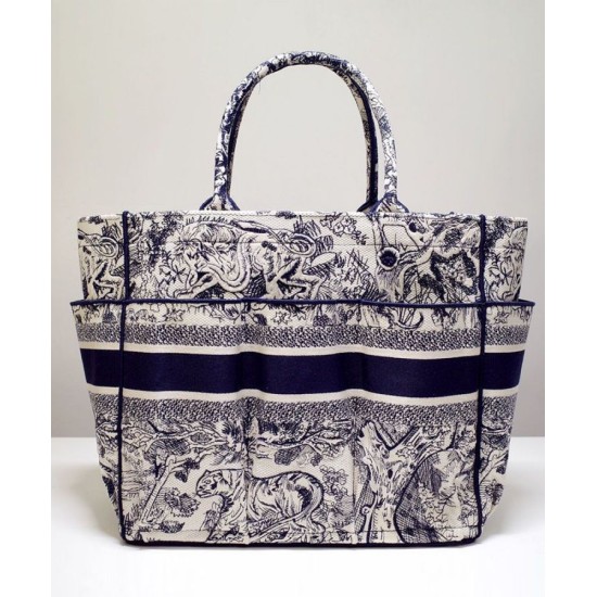 Fake Christian Dior Catherine Tote Dark Blue Replica Replica Christian Dior Catherine Tote Dark Blue