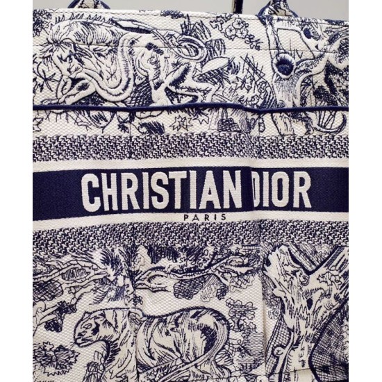 Fake Christian Dior Catherine Tote Dark Blue Replica Replica Christian Dior Catherine Tote Dark Blue