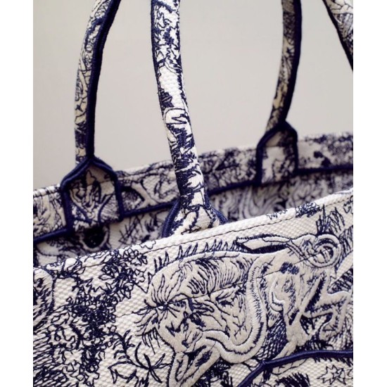 Fake Christian Dior Catherine Tote Dark Blue Replica Replica Christian Dior Catherine Tote Dark Blue