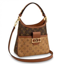 Fake Louis Vuitton Hobo Dauphine PM Monogram Reverse M45194 Replica