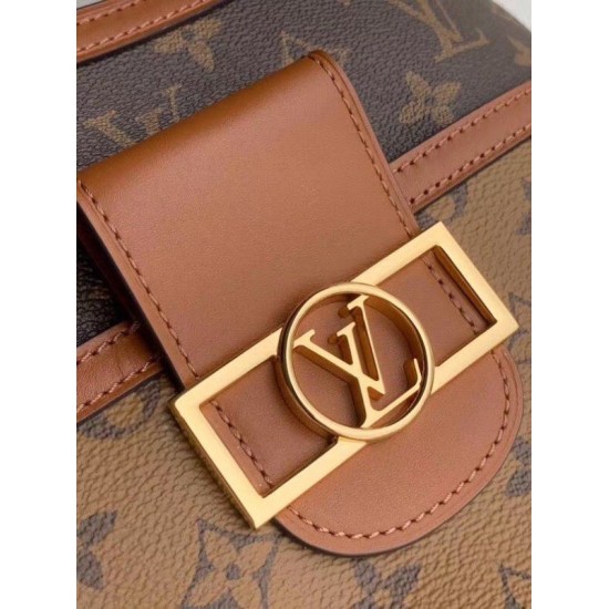 Fake Louis Vuitton Hobo Dauphine PM Monogram Reverse M45194 Replica