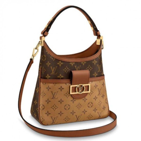 Fake Louis Vuitton Hobo Dauphine PM Monogram Reverse M45194 Replica