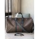 Replica Louis Vuitton Keepall Bandouliere 55 Monogram Macassar M56714