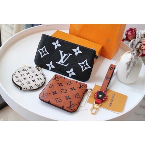 Replica Louis Vuitton LV Crafty Trio Pouch M69516