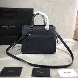 Replica YSL Saint Laurent East Side Smooth Leather Small Tote Bag 554116 Navy Blue