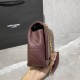 Replica YSL Saint Laurent Jamie Medium Carre Rive Gauche Flap Bag Dark Legion Red Fake YSL Saint Laurent Jamie Medium Carre Rive Gauche Flap Bag Dark Legion Red Replica