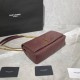 Replica YSL Saint Laurent Jamie Medium Carre Rive Gauche Flap Bag Dark Legion Red Fake YSL Saint Laurent Jamie Medium Carre Rive Gauche Flap Bag Dark Legion Red Replica