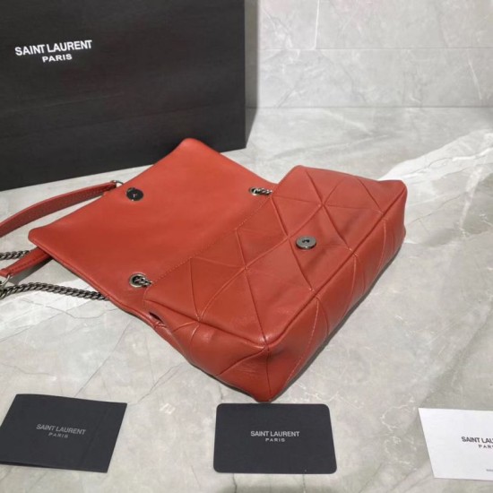 Fake YSL Saint Laurent Jamie Medium Carre Rive Gauche Flap Bag Red Replica Replica YSL Saint Laurent Jamie Medium Carre Rive Gauche Flap Bag Red