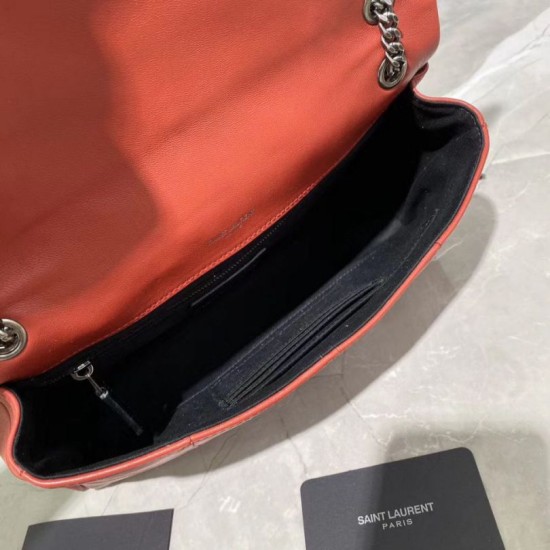 Fake YSL Saint Laurent Jamie Medium Carre Rive Gauche Flap Bag Red Replica Replica YSL Saint Laurent Jamie Medium Carre Rive Gauche Flap Bag Red