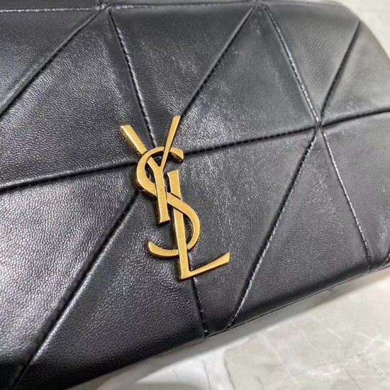 Replica YSL Saint Laurent Jamie Medium Carre Rive Gauche Flap Bag Black Fake YSL Saint Laurent Jamie Medium Carre Rive Gauche Flap Bag Black Replica