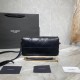 Replica YSL Saint Laurent Jamie Medium Carre Rive Gauche Flap Bag Black Fake YSL Saint Laurent Jamie Medium Carre Rive Gauche Flap Bag Black Replica