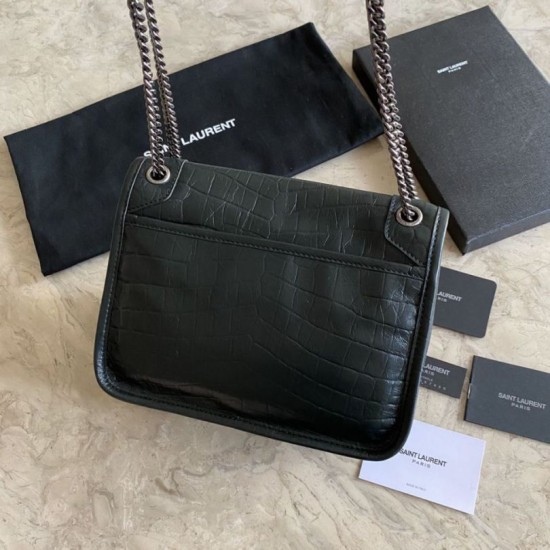 Fake YSL Saint Laurent Niki Medium Bag Black Replica Fake YSL Saint Laurent Niki Medium Bag Black Replica