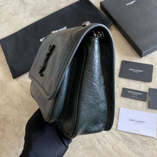 Fake YSL Saint Laurent Niki Medium Bag Black Replica Fake YSL Saint Laurent Niki Medium Bag Black Replica