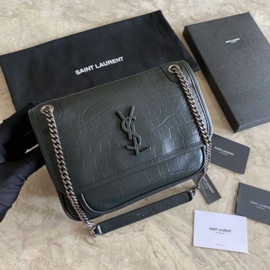 Fake YSL Saint Laurent Niki Medium Bag Black Replica Fake YSL Saint Laurent Niki Medium Bag Black Replica