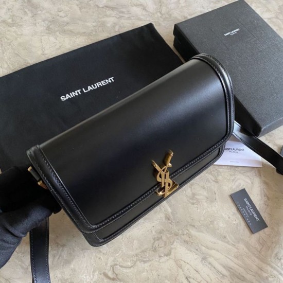 Replica YSL Saint Laurent Solferino Medium Monogram Satchel Bag Black Replica YSL Saint Laurent Solferino Medium Monogram Satchel Bag Black