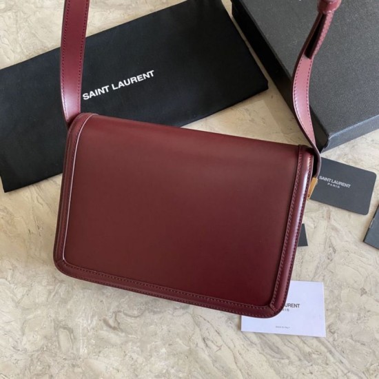 Replica YSL Saint Laurent Solferino Medium Monogram Satchel Bag Claret Replica YSL Saint Laurent Solferino Medium Monogram Satchel Bag Claret