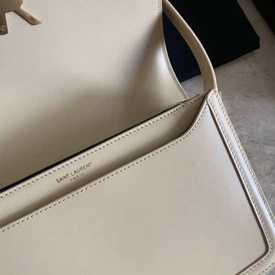 Fake YSL Saint Laurent Solferino Medium Monogram Satchel Bag Apricot Replica Fake YSL Saint Laurent Solferino Medium Monogram Satchel Bag Apricot Replica