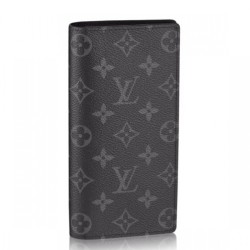 Replica Louis Vuitton  Brazza Wallet Monogram Eclipse M61697