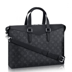 Fake Louis Vuitton  Briefcase Explorer Monogram Eclipse M40566 Replica