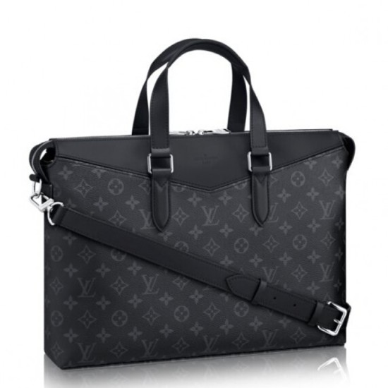 Fake Louis Vuitton  Briefcase Explorer Monogram Eclipse M40566 Replica