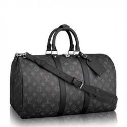 Replica Louis Vuitton  Keepall 45 Bandouliere Monogram Eclipse M40569