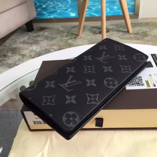 Fake Louis Vuitton Brazza Wallet Monogram Eclipse M61697 Replica Replica Louis Vuitton Brazza Wallet Monogram Eclipse M61697