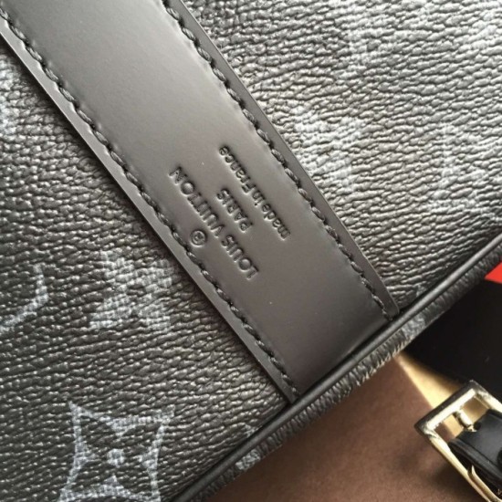 Replica Louis Vuitton  Keepall 45 Bandouliere Monogram Eclipse M40569
