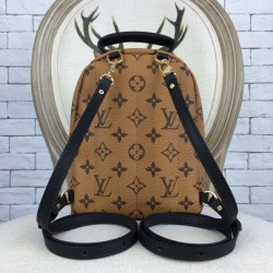 Replica Louis Vuitton  Monogram Reversed Palm Springs Backpack Mini M42411