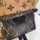 Replica Louis Vuitton  Monogram Reversed Palm Springs Backpack Mini M42411