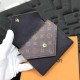 Replica Louis Vuitton Double V Compact Wallet Taurillon Leather M64420 Fake Louis Vuitton Double V Compact Wallet Taurillon Leather M64420 Replica