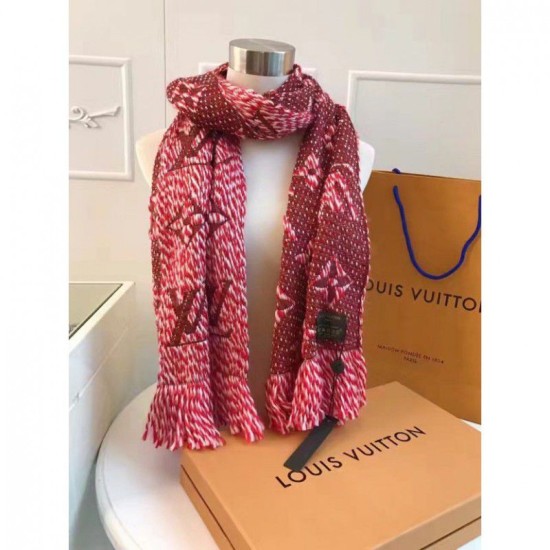 Replica Louis Vuitton  Logomania Mix Scarf M70424