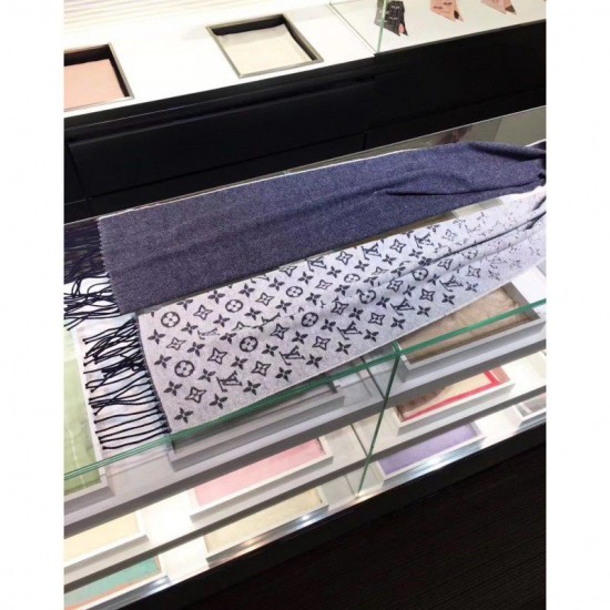 Replica Louis Vuitton  Monogram Gradient Scarf M78506